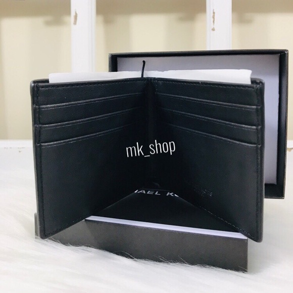 MK Jet Set Men’s Slim Billfold Wallet - Picture 4 of 7